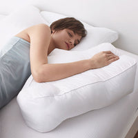Duo Sleep Neck Posture Pillow - White,White