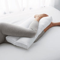 Knee and Leg Posture Pillow Cover - White,White