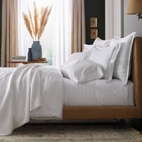 Premium Smooth Supima® Cotton Wrinkle-Free Sateen Pillowcase Set - White, Standard,White