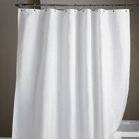 Fabric Shower Curtain Liner - White,
