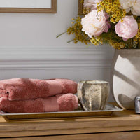 Regal Egyptian Cotton Washcloths, Set of 2 - Clay,Clay