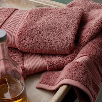 Regal Egyptian Cotton Washcloths, Set of 2 - Clay,Clay