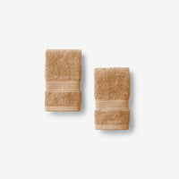 Regal Egyptian Cotton Washcloths, Set of 2 - Golden Honey,Golden Honey