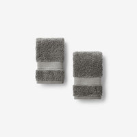 Regal Egyptian Cotton Washcloths, Set of 2 - Seal,Seal