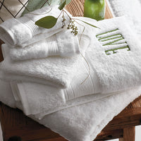 Regal Egyptian Cotton Washcloths, Set of 2 - White,White