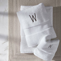 Sterling Supima® Cotton Washcloths, Set of 2 - White,White