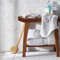 Sterling Supima® Cotton Washcloths, Set of 2 - White,White