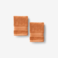 Turkish Cotton Washcloths, Set of 2 - Curry,Curry