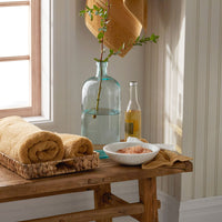 Turkish Cotton Washcloths, Set of 2 - Honey,Honey
