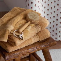 Turkish Cotton Washcloths, Set of 2 - Honey,Honey