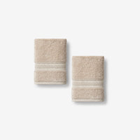 Turkish Cotton Washcloths, Set of 2 - Jute,Jute