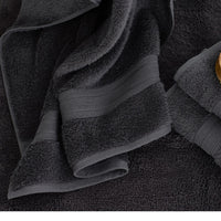 Turkish Cotton Washcloths, Set of 2 - Pewter Gray,Pewter Gray