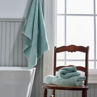 Turkish Cotton Washcloths, Set of 2 - Sea Spray,Sea Spray