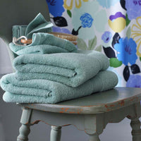 Turkish Cotton Washcloths, Set of 2 - Sea Spray,Sea Spray