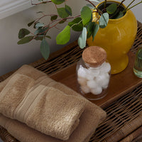 Turkish Cotton Washcloths, Set of 2 - Taupe,Taupe