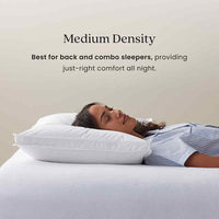 Premium Best Down Alternative Pillow - Gusseted, Medium, Standard,