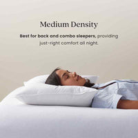 Premium Best Down Alternative Pillow - Non-Gusseted, Medium, Standard,