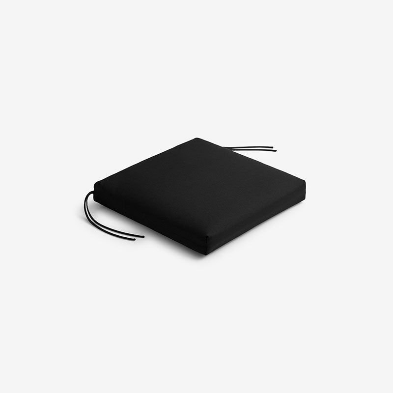 Replacement Knife Edge Chair Cushion - Black, 16 in. x 15 in.,Black