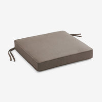 Replacement Boxed Edge Chair Cushion - Taupe, 18 in. x 18 in.,Taupe