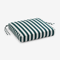 Replacement Boxed Edge Chair Cushion - Mason Stripe, 18 in. x 18 in.,Mason Stripe