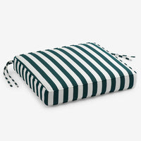 Replacement Boxed Edge Chair Cushion - Mason Stripe, 21 in. x 19 in.,Mason Stripe