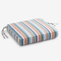 Replacement Boxed Edge Chair Cushion - Surround Stripe, 21 in. x 19 in.,Surround Stripe