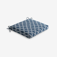 Replacement Knife Edge Chair Cushion - Voyage Indigo, 18 in. x 18 in.,Voyage Indigo