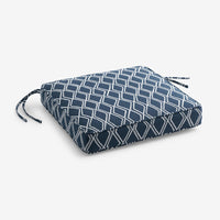 Replacement Boxed Edge Chair Cushion - Voyage Indigo, 18 in. x 18 in.,Voyage Indigo