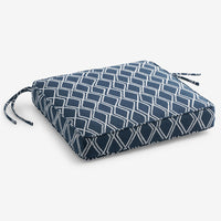 Replacement Boxed Edge Chair Cushion - Voyage Indigo, 20 in. x 20 in.,Voyage Indigo