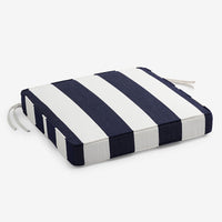 Replacement Boxed Edge Chair Cushion - Cabana Midnight, 21 in. x 19 in.,Cabana Midnight