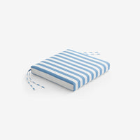Replacement Knife Edge Chair Cushion - Narrow Stripe Air Blue, 16 in. x 15 in.,Narrow Stripe Air Blue