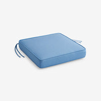 Replacement Boxed Edge Chair Cushion - Air Blue, 16 in. x 15 in.,Air Blue