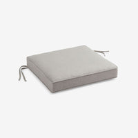 Replacement Boxed Edge Chair Cushion - Silver, 16 in. x 15 in.,Silver