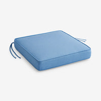 Replacement Boxed Edge Chair Cushion - Air Blue, 18 in. x 18 in.,Air Blue