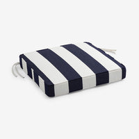 Replacement Boxed Edge Chair Cushion - Cabana Midnight, 18 in. x 18 in.,Cabana Midnight
