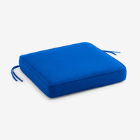 Replacement Boxed Edge Chair Cushion - Pacific Blue, 18 in. x 18 in.,Pacific Blue