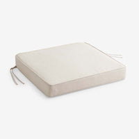 Replacement Boxed Edge Chair Cushion - Pumice, 18 in. x 18 in.,Pumice
