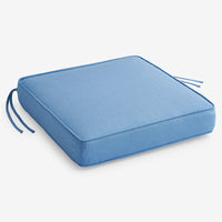 Replacement Boxed Edge Chair Cushion - Air Blue, 21 in. x 19 in.,Air Blue