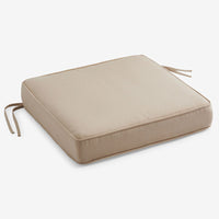 Replacement Boxed Edge Chair Cushion - Antique Beige, 21 in. x 19 in.,Antique Beige