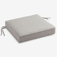 Replacement Boxed Edge Chair Cushion - Silver, 21 in. x 19 in.,Silver