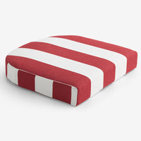 Contour Chair Cushion - Cabana Jockey Red, 21 in . x 19 in.,Cabana Jockey Red