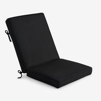 Chair & Seatback Cushion - Black,Black