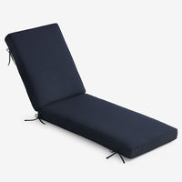 Chaise Lounge Cushion - Navy, 75 in. x 23. in,Navy