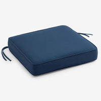 Replacement Boxed Edge Chair Cushion - Sapphire, 21 in. x 19 in.,Sapphire