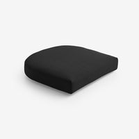 Contour Chair Cushion - Black, 16 in. x 15 in.,Black