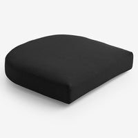 Contour Chair Cushion - Black, 21 in . x 19 in.,Black