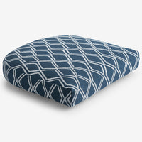 Contour Chair Cushion - Voyage Indigo, 21 in . x 19 in.,Voyage Indigo
