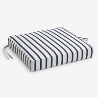 Replacement Boxed Edge Chair Cushion - Lido Stripe, 20 in. x 20 in.,Lido Stripe