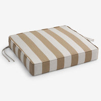 Replacement Boxed Edge Chair Cushion - Maxim Heatherbeige, 21 in. x 19 in.,Maxim Heatherbeige