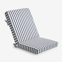 Chair & Seatback Cushion - Lido Stripe,Lido Stripe